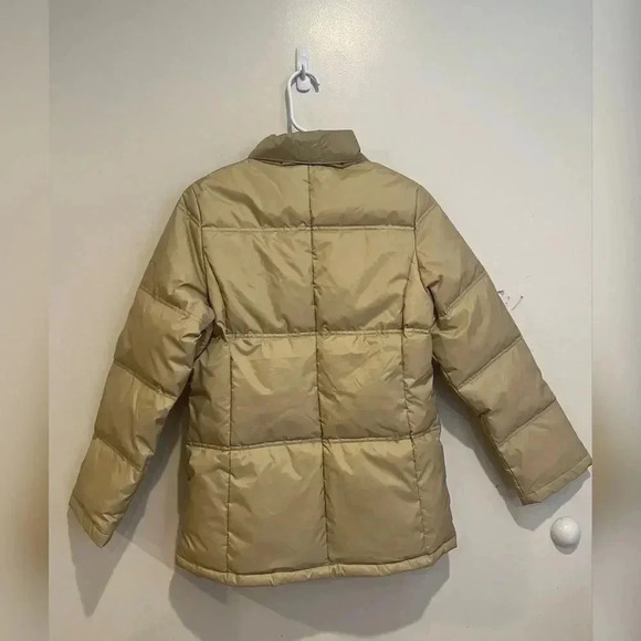 Michiko London Tan Puffer Coat - Picture 5 of 5
